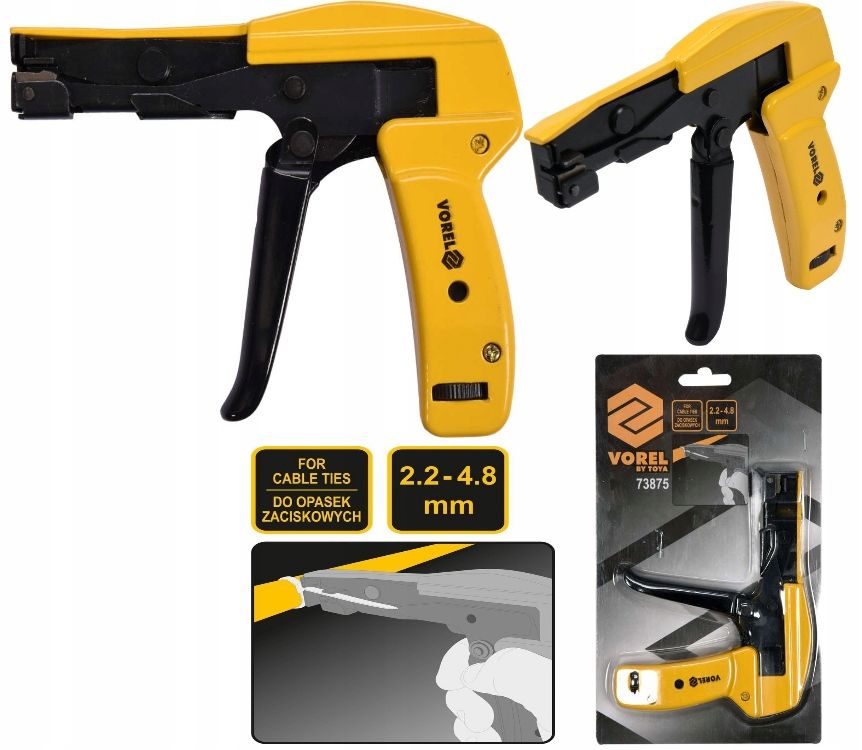 Clește pentru coliere din plastic Vorel 73875 -